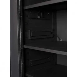 Husky Heavy-Duty 27.5 in. 4-Shelf Matte Black Rolling Side Tool Chest -Tool Storage Online Shop matte black side tool cabinets lockers h27locker4 c3 1000