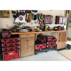 Milwaukee PACKOUT Wall and Floor Mounting Plate -Tool Storage Online Shop milwaukee garage cabinet accessories 48 22 8485 77 1000 1