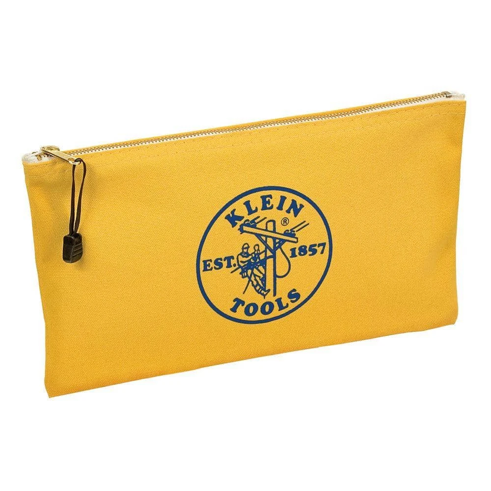Klein Tools Zipper Bags, Canvas Tool Pouches Olive/Orange/Blue/Yellow, 4-Pack 8 Klein Tools Zipper Bags, Canvas Tool Pouches Olive/Orange/Blue/Yellow, 4-Pack - Image 6