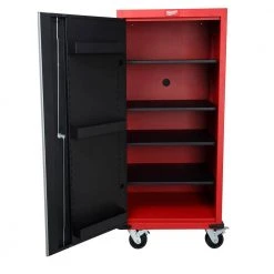 Milwaukee 27 in. 4-Shelf Tool Locker -Tool Storage Online Shop red and black milwaukee side tool cabinets lockers 48 22 8586 4f 1000