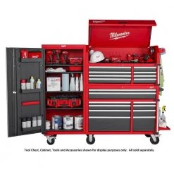 Milwaukee 27 in. 4-Shelf Tool Locker -Tool Storage Online Shop red and black milwaukee side tool cabinets lockers 48 22 8586 76 1000