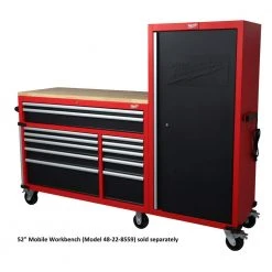 Milwaukee 27 in. 4-Shelf Tool Locker -Tool Storage Online Shop red and black milwaukee side tool cabinets lockers 48 22 8586 d4 1000