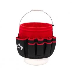 Husky 12 in. 30 Pocket Heavy Duty Bucket Jockey 5 Gallon In-Bucket Storage Tool Bag 14 Husky 12 in. 30 Pocket Heavy Duty Bucket Jockey 5 Gallon In-Bucket Storage Tool Bag -Tool Storage Online Shop red black husky tool bags hd10030 th 66 1000