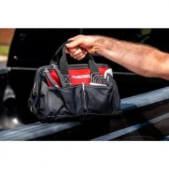Husky 12 in 4 Pocket Zippered Tool Bag -Tool Storage Online Shop red black husky tool bags hd60012 th 40 1000