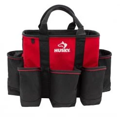 Husky 14 in. 15 Pocket Open Top Supply Tool Bag 14 Husky 14 in. 15 Pocket Open Top Supply Tool Bag -Tool Storage Online Shop red black husky tool bags hd60014 th 66 1000