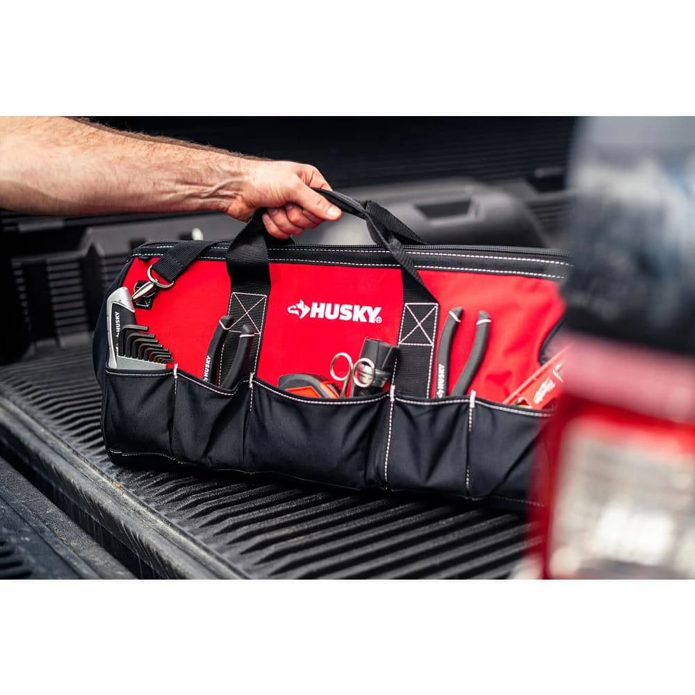 Husky 24 in. 16 Pocket Zippered Tool Bag 11 Husky 24 in. 16 Pocket Zippered Tool Bag - Image 9