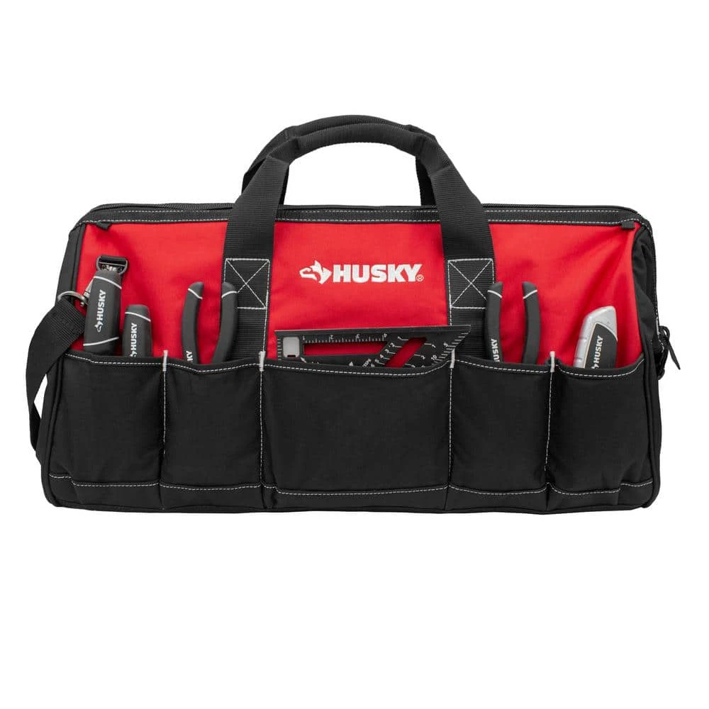 Husky 24 in. 16 Pocket Zippered Tool Bag 8 Husky 24 in. 16 Pocket Zippered Tool Bag - Image 6