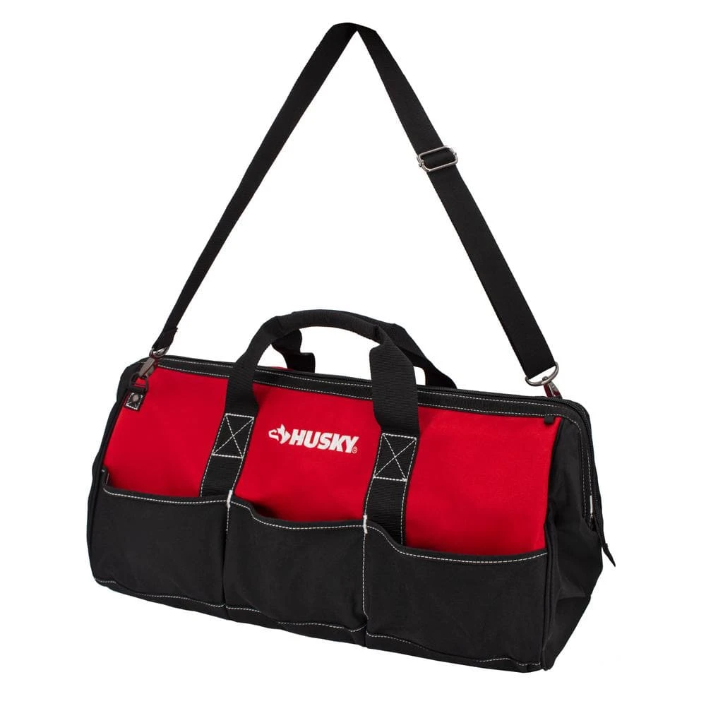 Husky 24 in. 16 Pocket Zippered Tool Bag 3 Husky 24 in. 16 Pocket Zippered Tool Bag
