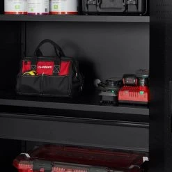 Husky 18 in., 15 in. and 12 in. Tool Bag Combo -Tool Storage Online Shop red black husky tool bags hd60258a th fd 1f 1000