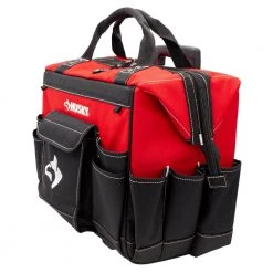 Husky 18 in. 18 Pocket Rolling Tool Bag 18 Husky 18 in. 18 Pocket Rolling Tool Bag -Tool Storage Online Shop red black husky tool bags hd65018 th 1f 1000