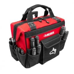 Husky 18 in. 18 Pocket Rolling Tool Bag 16 Husky 18 in. 18 Pocket Rolling Tool Bag -Tool Storage Online Shop red black husky tool bags hd65018 th c3 1000