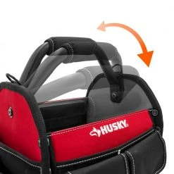 Husky 10 in. 15 Pocket Open Top Tool Bag -Tool Storage Online Shop red black husky tool bags hd70010 th 4f 1000