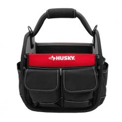 Husky 10 in. 15 Pocket Open Top Tool Bag