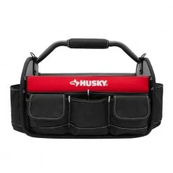 Husky 17 in. 18 Pocket Open Top Tool Bag