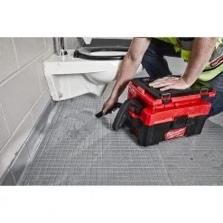 Milwaukee PACKOUT 20 in. 2-Wheel Utility Cart & M18 FUEL PACKOUT 18-Volt Lithium-Ion Cordless 2.5 Gal. Wet/Dry Vacuum (Tool-Only) -Tool Storage Online Shop red black milwaukee modular tool storage systems 48 22 8415 0970 20 4f 1000