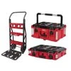 Milwaukee PACKOUT 20 in. 2-Wheel Utility Cart Kit (3-Piece) 1 Milwaukee PACKOUT 20 in. 2-Wheel Utility Cart Kit (3-Piece) -Tool Storage Online Shop red black milwaukee modular tool storage systems 48 22 8415 48 22 8425 48 22 8424 64 1000