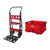 Milwaukee PACKOUT 20 in. 2-Wheel Utility Cart with (1) PACKOUT Tool Storage Crate 1 Milwaukee PACKOUT 20 in. 2-Wheel Utility Cart with (1) PACKOUT Tool Storage Crate -Tool Storage Online Shop red black milwaukee modular tool storage systems 48 22 8415 48 22 8440x1 64 1000