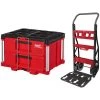 Milwaukee PACKOUT 20 in. 2-Wheel Utility Cart with 2-Drawer Tool Box -Tool Storage Online Shop red black milwaukee modular tool storage systems 48 22 8415 48 22 8442 64 1000