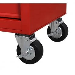 Husky 42 in. W x 18.1 in. D 8-Drawer Red Mobile Workbench Cabinet with Solid Wood Top -Tool Storage Online Shop red husky mobile workbenches h42mwc8red c3 1000