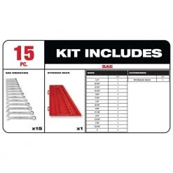 Milwaukee 15 in. PACKOUT Backpack with SAE Combination Ratcheting Wrench Set (15-Piece) -Tool Storage Online Shop red milwaukee modular tool storage systems 48 22 8301 48 22 9416 a0 1000