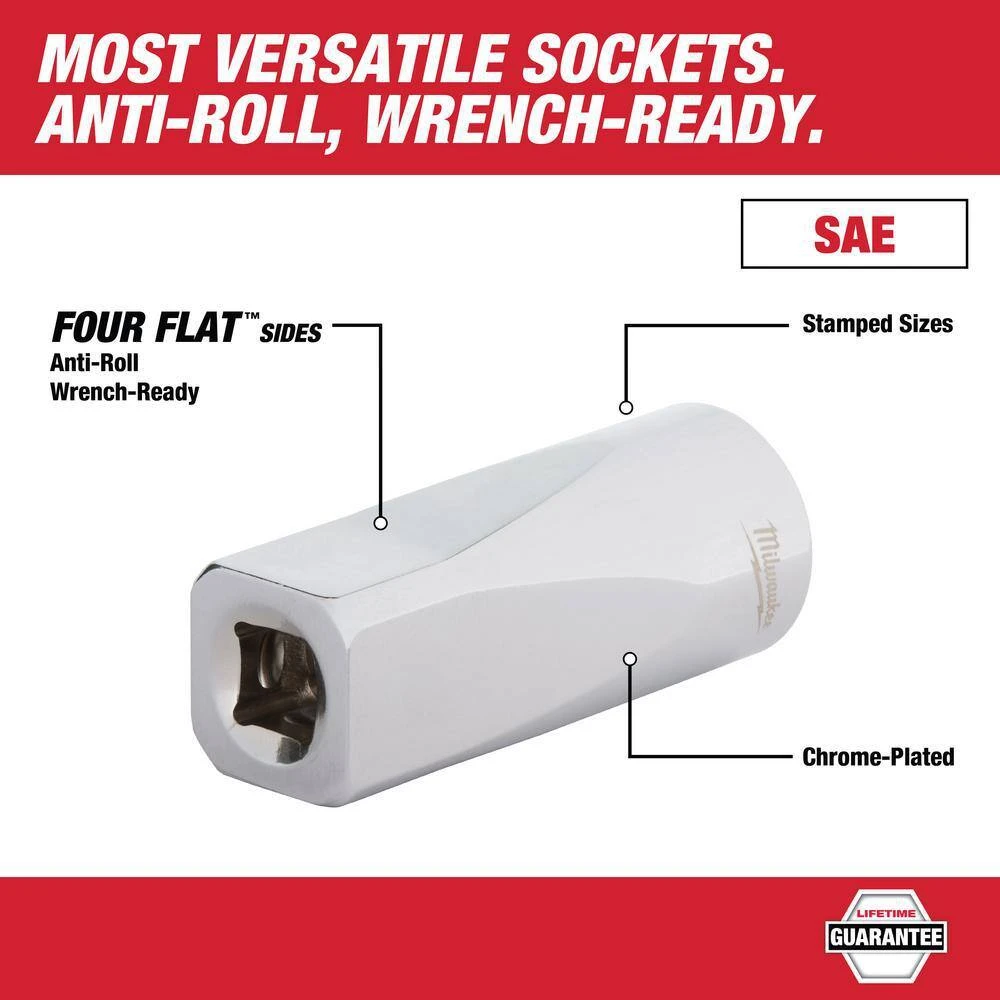 Milwaukee 15 in. PACKOUT Backpack and 3/8 in. Drive SAE Ratchet and Socket Mechanics Tool Set with PACKOUT Case (28-Piece) 7 Milwaukee 15 in. PACKOUT Backpack and 3/8 in. Drive SAE Ratchet and Socket Mechanics Tool Set with PACKOUT Case (28-Piece) - Image 5