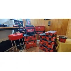 Milwaukee 15.75 in. PACKOUT Cooler Bag 18 Milwaukee 15.75 in. PACKOUT Cooler Bag -Tool Storage Online Shop red milwaukee modular tool storage systems 48 22 8302 77 1000
