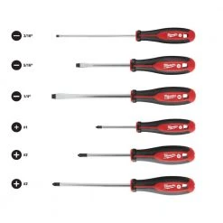 Milwaukee 10 in. PACKOUT Tote with Screwdriver Set (6-Pieces) -Tool Storage Online Shop red milwaukee modular tool storage systems 48 22 8310 48 22 2706 1f 1000