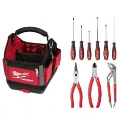 Milwaukee PACKOUT Tote With Hand Tool Set (10-Piece )