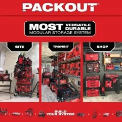 Milwaukee PACKOUT Tote With Hand Tool Set (10-Piece ) -Tool Storage Online Shop red milwaukee modular tool storage systems 48 22 8310 48 22 2706 48 22 6331 76 1000