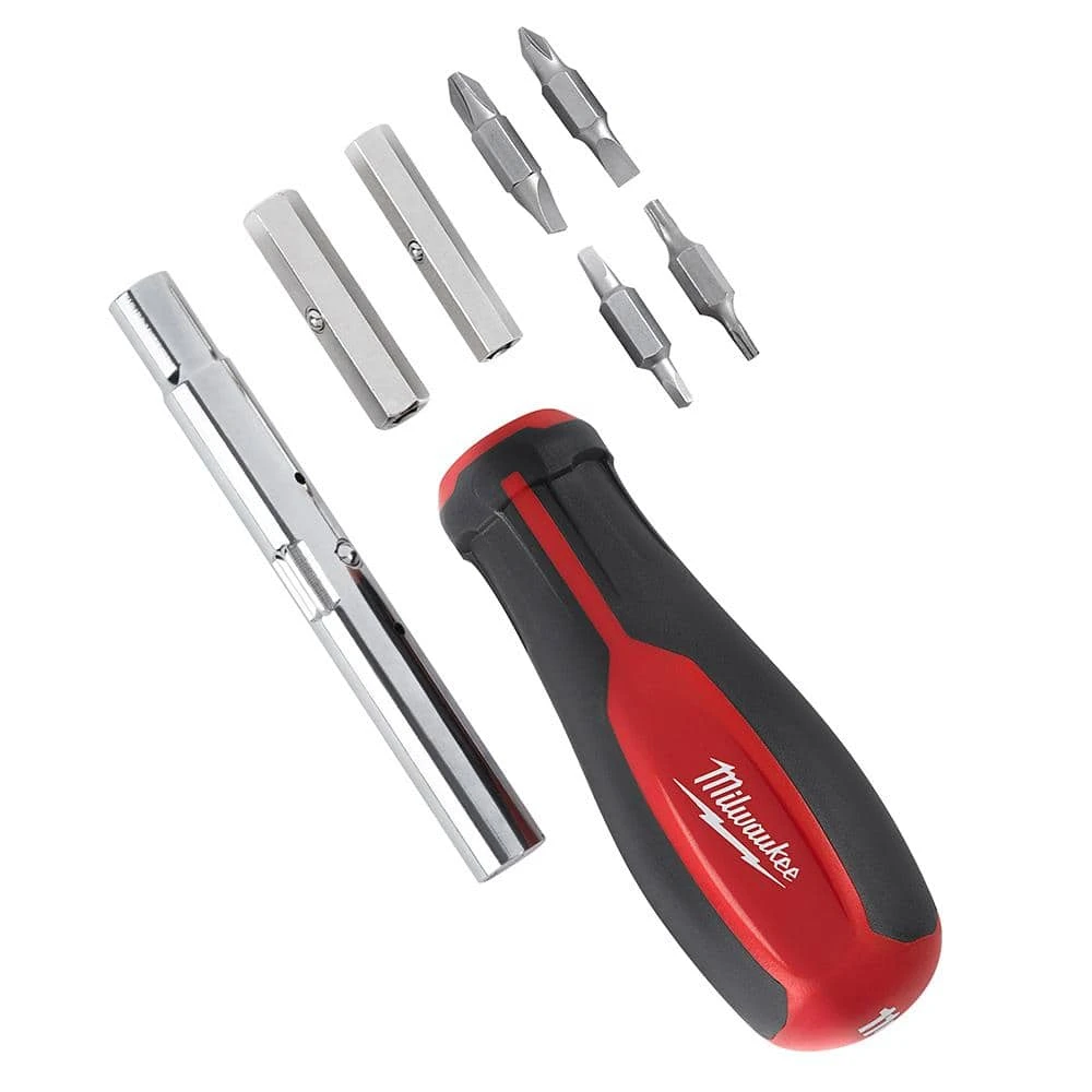 Milwaukee 10 in. PACKOUT Tote with 11-in-1 Multi-Tip Screwdriver with Square Drive Bits 13 Milwaukee 10 in. PACKOUT Tote with 11-in-1 Multi-Tip Screwdriver with Square Drive Bits - Image 11