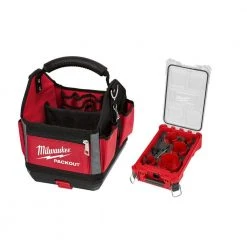 Milwaukee 10 in. PACKOUT Tote BIG HAWG Carbide Hole Saw Kit with PACKOUT Case (9-Piece)