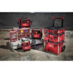 Milwaukee 15 in. Packout Tote with Screwdriver Set (8-Piece) -Tool Storage Online Shop red milwaukee modular tool storage systems 48 22 8315 48 22 2718 76 1000
