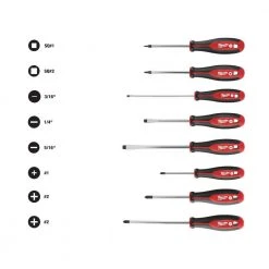 Milwaukee 15 in. Packout Tote with Screwdriver Set (8-Piece) -Tool Storage Online Shop red milwaukee modular tool storage systems 48 22 8315 48 22 2718 c3 1000