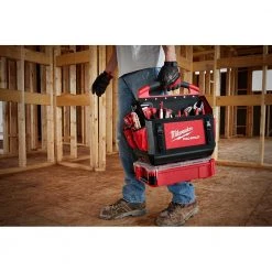 Milwaukee 15 in. PACKOUT Tote with Compact Organizer -Tool Storage Online Shop red milwaukee modular tool storage systems 48 22 8315 48 22 8435 76 1000