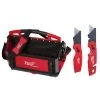 Milwaukee 20 in. PACKOUT Tote with Fastback Folding Utility Knife Set (2-Pack) 2 Milwaukee 20 in. PACKOUT Tote with Fastback Folding Utility Knife Set (2-Pack) -Tool Storage Online Shop red milwaukee modular tool storage systems 48 22 8320 48 22 1503 64 1000