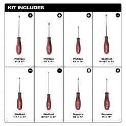 Milwaukee 20 in. PACKOUT Tote with Screwdriver Set (8-Piece) -Tool Storage Online Shop red milwaukee modular tool storage systems 48 22 8320 48 22 2718 4f 1000