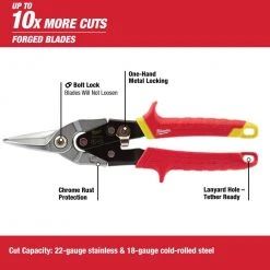 Milwaukee 20 in. PACKOUT Tote with Aviation Snips (3-Pack) -Tool Storage Online Shop red milwaukee modular tool storage systems 48 22 8320 48 22 4533 40 1000