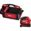 Milwaukee 20 in. PACKOUT Tote with 25 ft Compact Tape Measure 1 Milwaukee 20 in. PACKOUT Tote with 25 ft Compact Tape Measure -Tool Storage Online Shop red milwaukee modular tool storage systems 48 22 8320 48 22 6625 64 1000