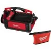 Milwaukee 20 in. PACKOUT Tote with Tool Bag 2 Milwaukee 20 in. PACKOUT Tote with Tool Bag -Tool Storage Online Shop red milwaukee modular tool storage systems 48 22 8320 48 22 8180 64 1000
