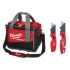 Milwaukee 15 in. PACKOUT Tool Bag with Fastback Folding Utility Knife Set (2-Pack)