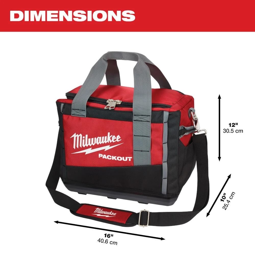 Milwaukee 15 in. PACKOUT Tool Bag with FASTBACK 6-In-1 Folding Utility Knife and FASTBACK Compact Folding Utility Knife Set 5 Milwaukee 15 in. PACKOUT Tool Bag with FASTBACK 6-In-1 Folding Utility Knife and FASTBACK Compact Folding Utility Knife Set - Image 3