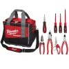 Milwaukee 15 in. PACKOUT Tool Bag & Electrician Hand Tool Set (9-Piece) -Tool Storage Online Shop red milwaukee modular tool storage systems 48 22 8321 48 22 6100 48 22 3079 64 1000