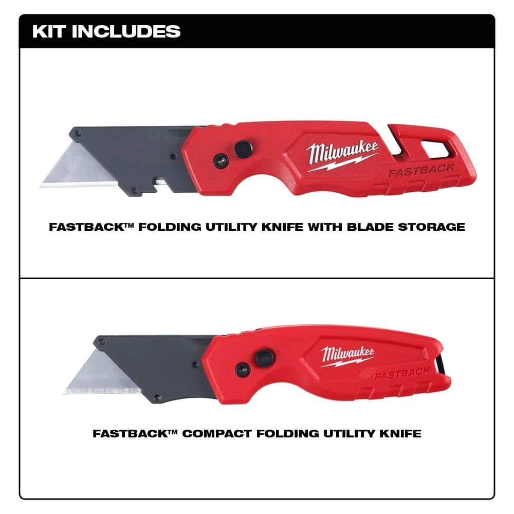 Milwaukee 20 in. PACKOUT Tool Bag with Fastback Folding Utility Knife Set (2-Pack) 7 Milwaukee 20 in. PACKOUT Tool Bag with Fastback Folding Utility Knife Set (2-Pack) - Image 5