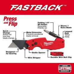 Milwaukee 20 in. PACKOUT Tool Bag with FASTBACK 6-In-1 Folding Utility Knife and FASTBACK Compact Folding Utility Knife Set -Tool Storage Online Shop red milwaukee modular tool storage systems 48 22 8322 48 22 1505q a0 1000