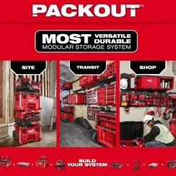 Milwaukee PACKOUT Red 20 oz. Tumbler -Tool Storage Online Shop red milwaukee modular tool storage systems 48 22 8392r 76 1000