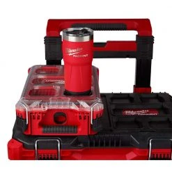 Milwaukee PACKOUT Red 20 oz. Tumbler -Tool Storage Online Shop red milwaukee modular tool storage systems 48 22 8392r 77 1000