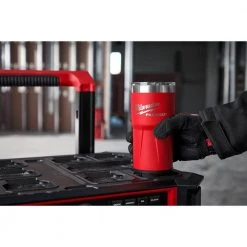 Milwaukee PACKOUT Red 20 oz. Tumbler -Tool Storage Online Shop red milwaukee modular tool storage systems 48 22 8392r c3 1000