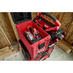 Milwaukee PACKOUT 10 in. Compact Portable Tool Box with Adjustable Dividers and Interior Storage Tray 29 Milwaukee PACKOUT 10 in. Compact Portable Tool Box with Adjustable Dividers and Interior Storage Tray -Tool Storage Online Shop red milwaukee modular tool storage systems 48 22 8422 76 1000