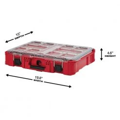 Milwaukee PACKOUT 11-Compartment Small Parts Organizer (3-Pack) -Tool Storage Online Shop red milwaukee modular tool storage systems 48 22 8430x3 1d 1000