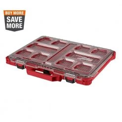 Milwaukee PACKOUT 11-Compartment Low-Profile Impact Resistant Portable Small Parts Organizer